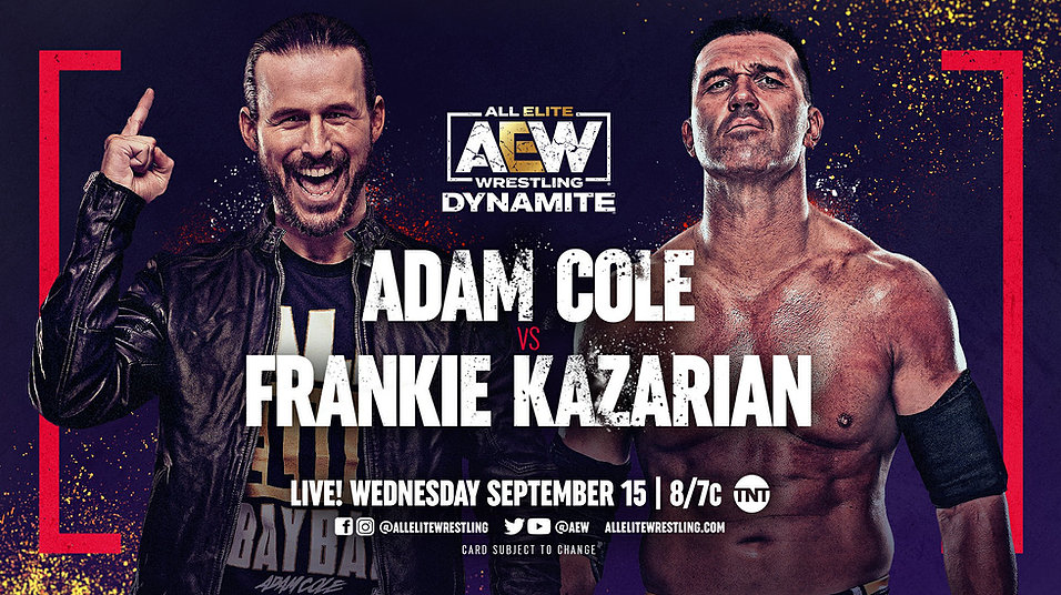 AEW Dynamite live results: Adam Cole’s AEW in-ring debut