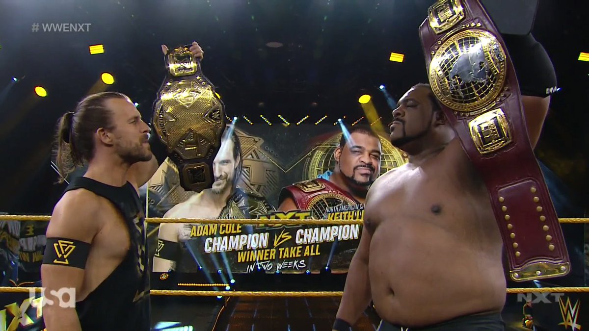 Winner-take-all title vs. title match official for July 8 episode of NXT