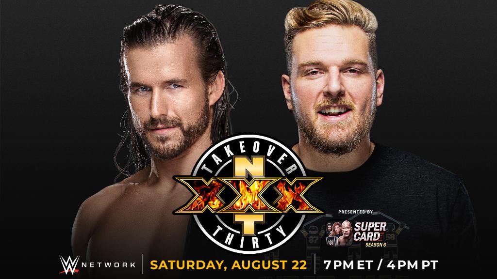 Adam Cole vs. Pat McAfee official for NXT TakeOver XXX