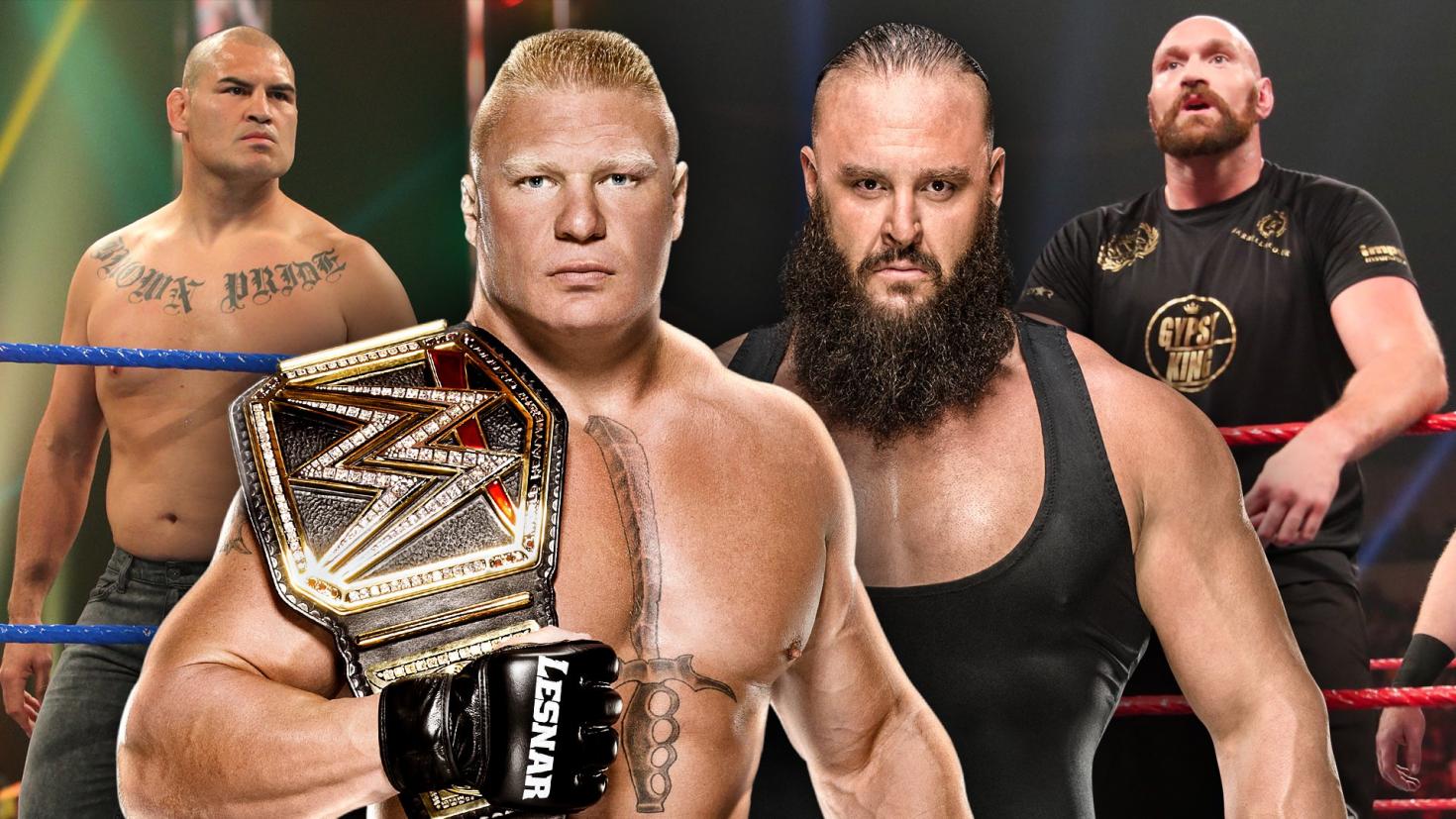 VIDEO: WWE press conference with Lesnar, Velasquez, Strowman, Fury