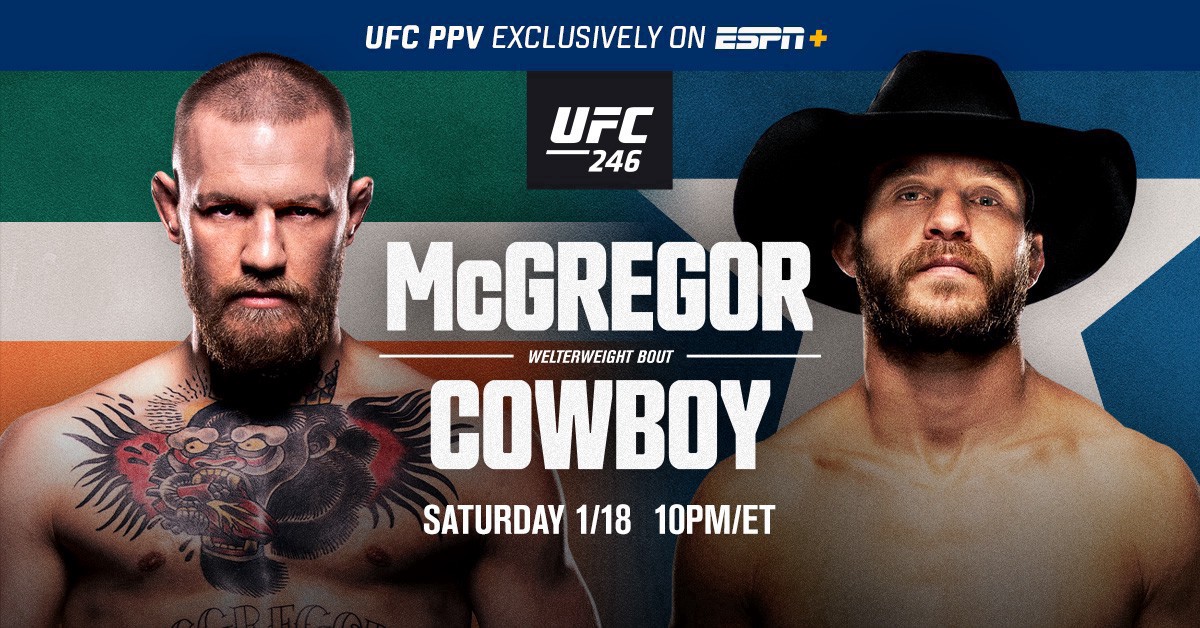 UFC 246 live results: Conor McGregor vs. Donald Cerrone