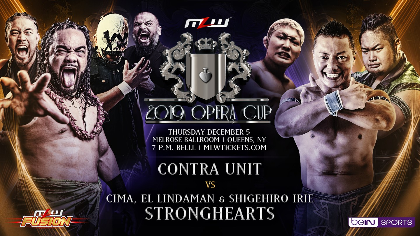 MLW Fusion results: CONTRA Unit vs. Strong Hearts
