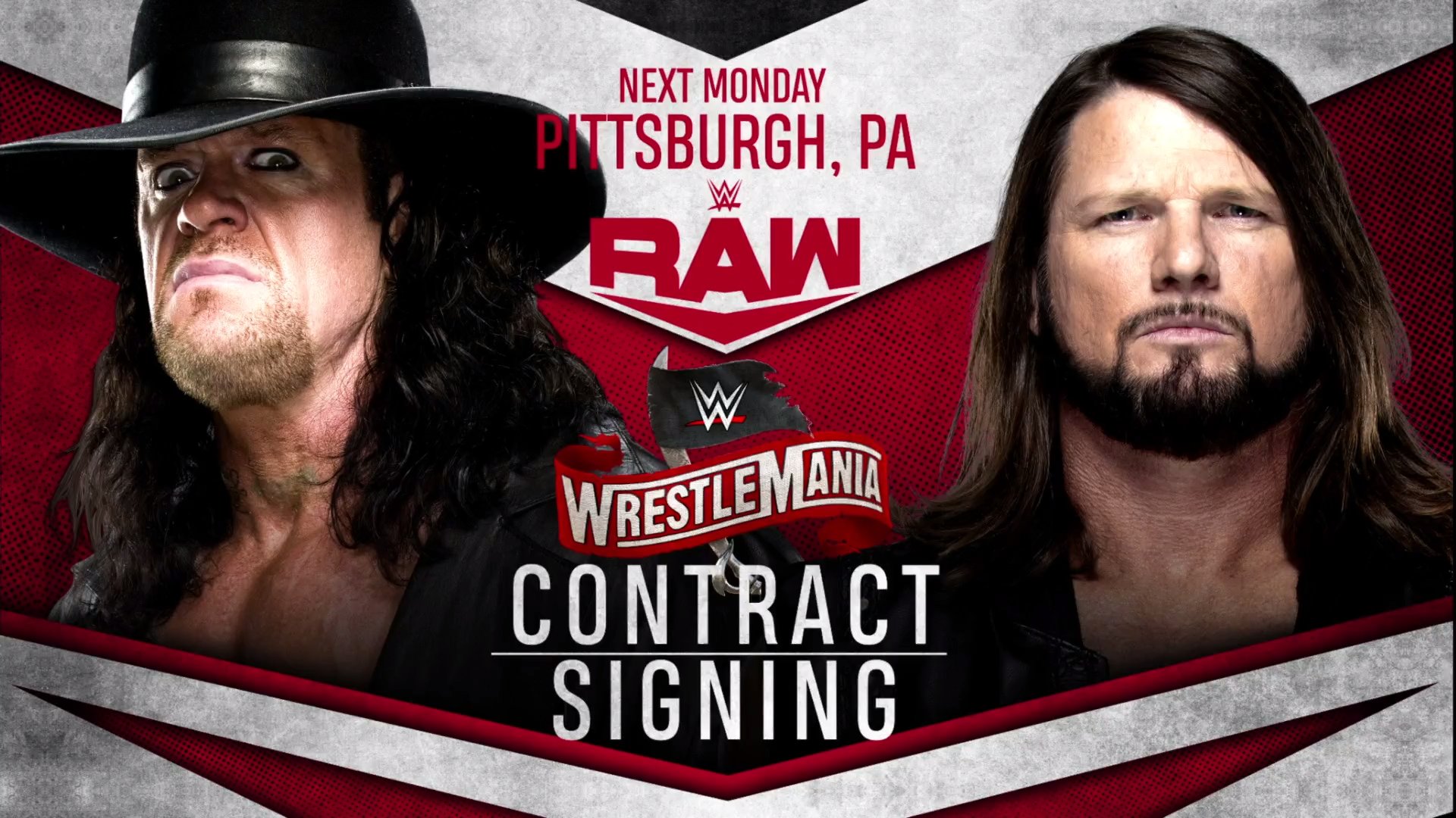 Undertaker-AJ Styles contract signing set for WWE Raw next week