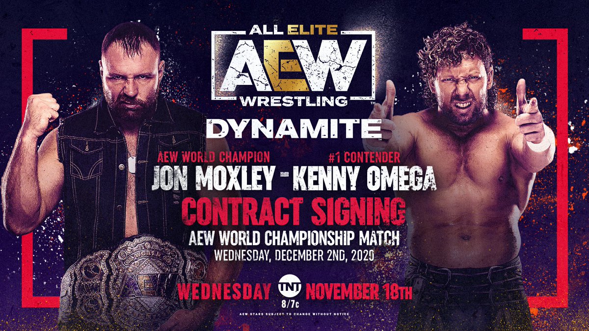 Moxley-Omega contract signing announced for AEW Dynamite