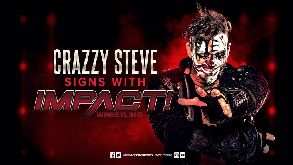 Crazzy Steve signs multi-year deal with Impact Wrestling