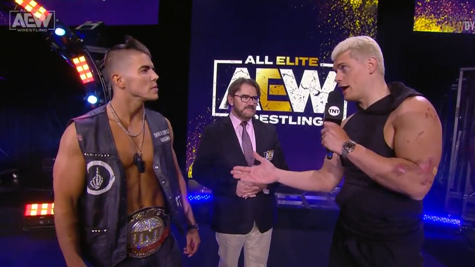 Guevara-Rhodes TNT title match set for AEW Rampage Holiday Bash