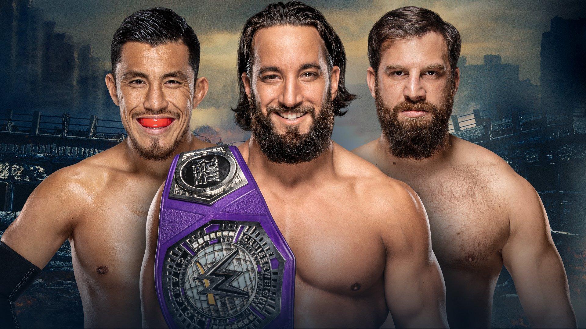 Nese vs. Tozawa vs. Gulak confirmed for WWE Stomping Grounds