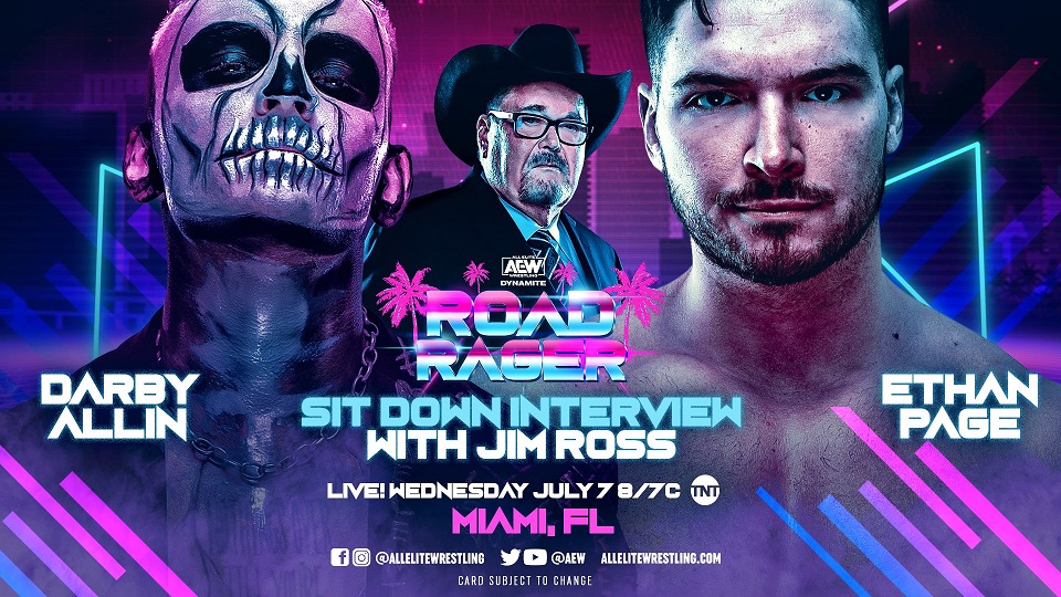 Allin-Page interview with Jim Ross added to AEW Road Rager