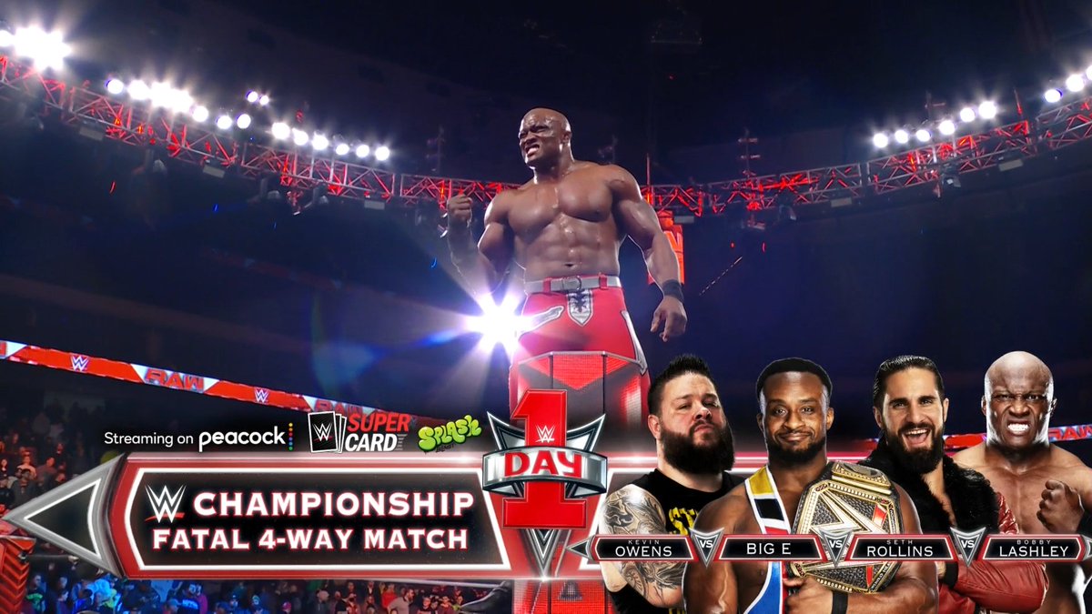 Bobby Lashley added to WWE title match at Day 1