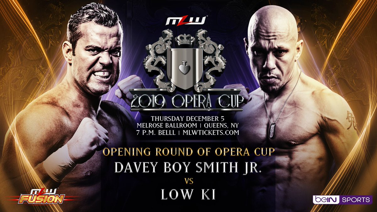 Low Ki replacing Shinjiro Otani in MLW Opera Cup tournament