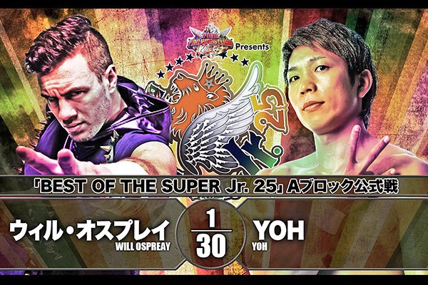 NJPW Best of the Super Juniors night 5 results: Ospreay vs. YOH