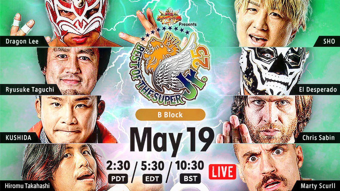 NJPW Best of the Super Juniors night two results: Takahashi vs. Scurll