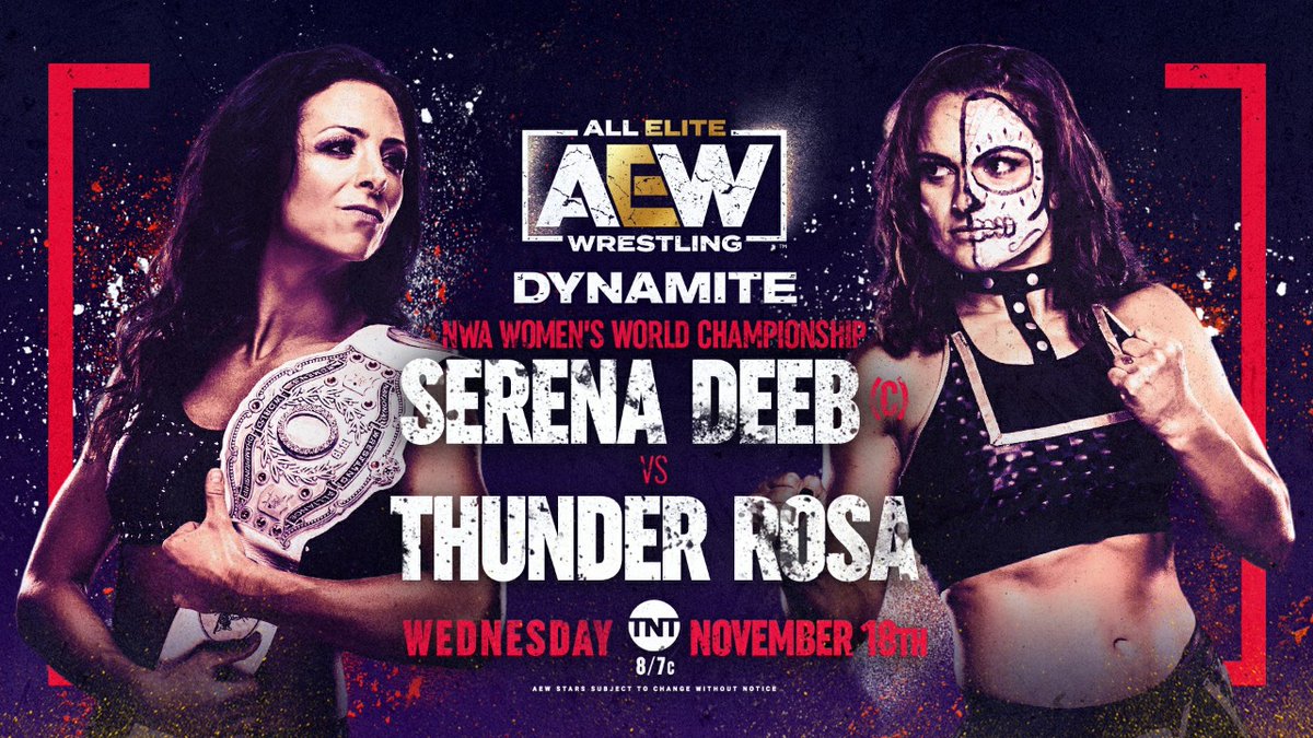 Thunder Rosa getting NWA Women’s title rematch on AEW Dynamite