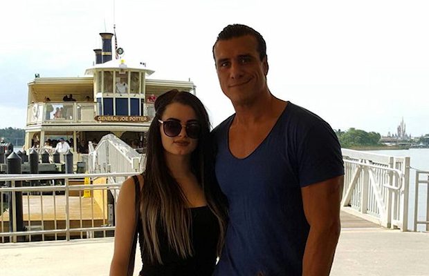 Alberto Del Rio & Paige get engaged in the ring in Puerto Rico