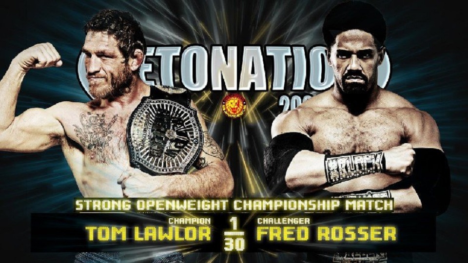 NJPW Strong spoilers: Lawlor vs. Rosser Openweight title match
