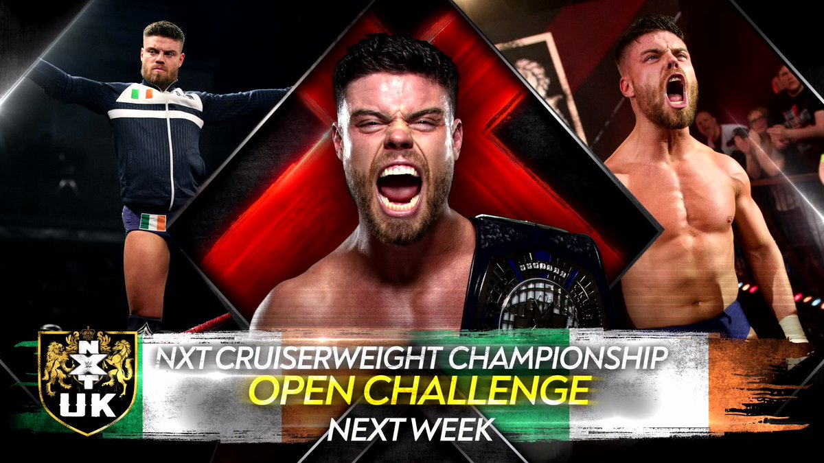 Cruiserweight title open challenge set for next week’s NXT UK