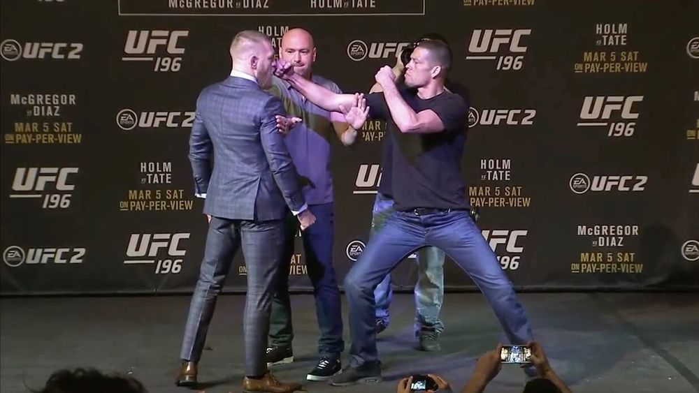 UFC 202 press conference: Conor McGregor & Nate Diaz look to sell the drama