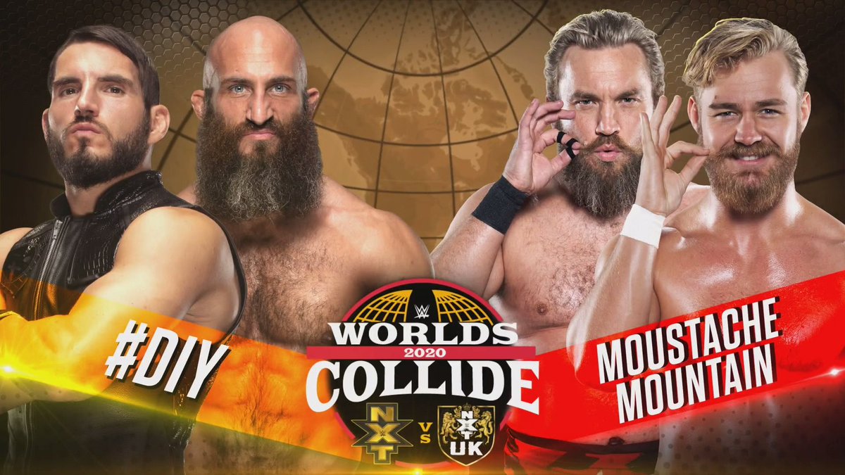 DIY to face Moustache Mountain at WWE Worlds Collide