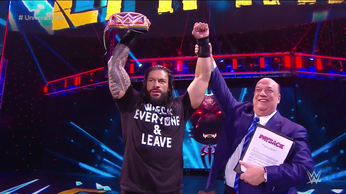Roman Reigns wins Universal title at WWE Payback