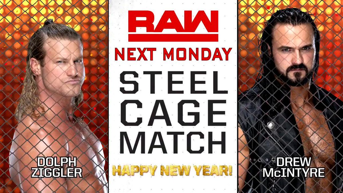 Ziggler vs. McIntyre steel cage match set for next week’s WWE Raw