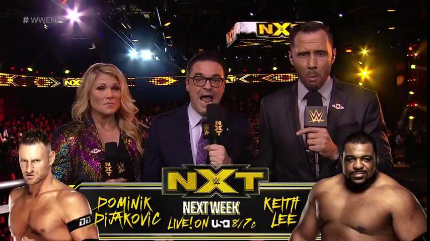 Dominik Dijakovic vs. Keith Lee set for next week’s NXT on USA