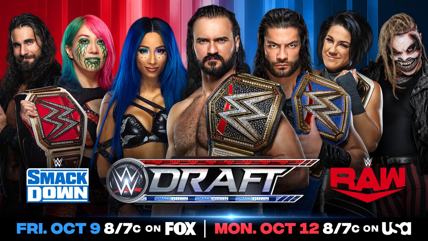 WWE reveals draft rules, wrestler pools for nights one and two