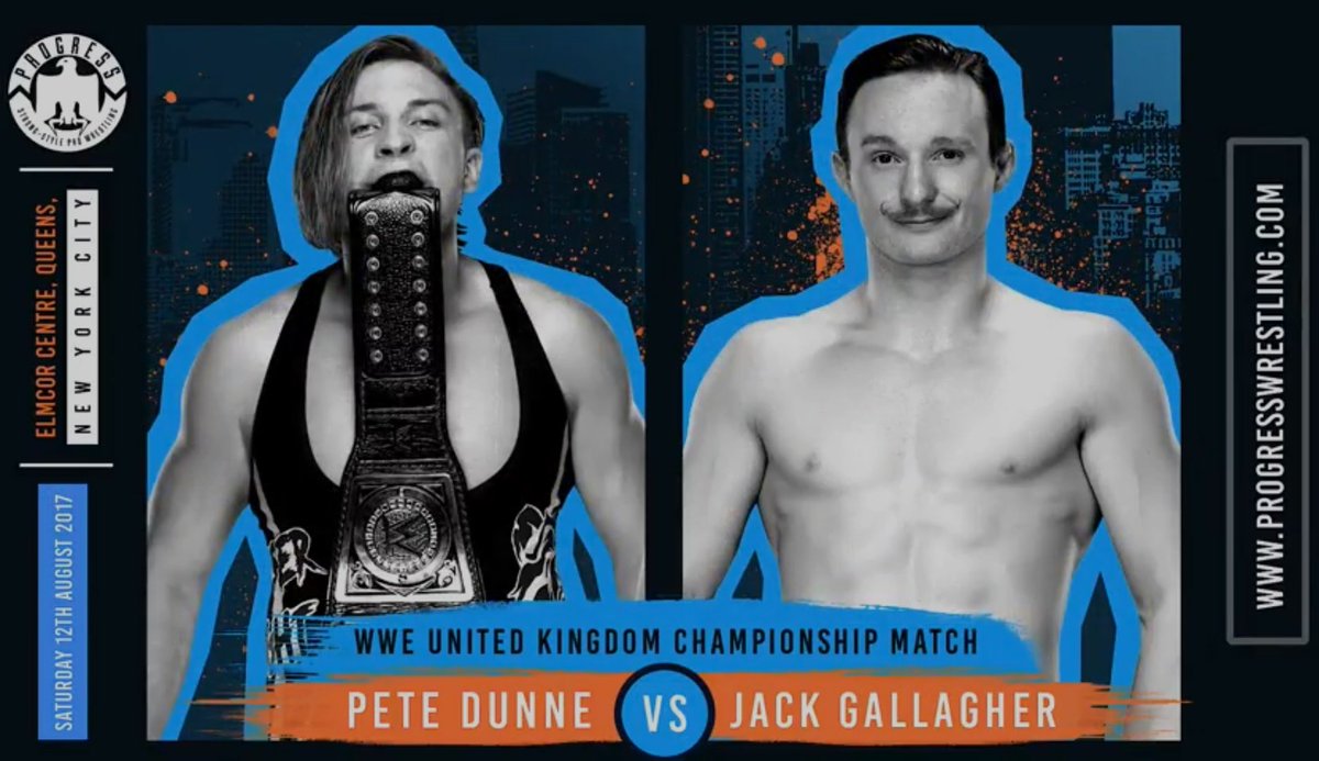 Pete Dunne to defend WWE UK title at PROGRESS NYC