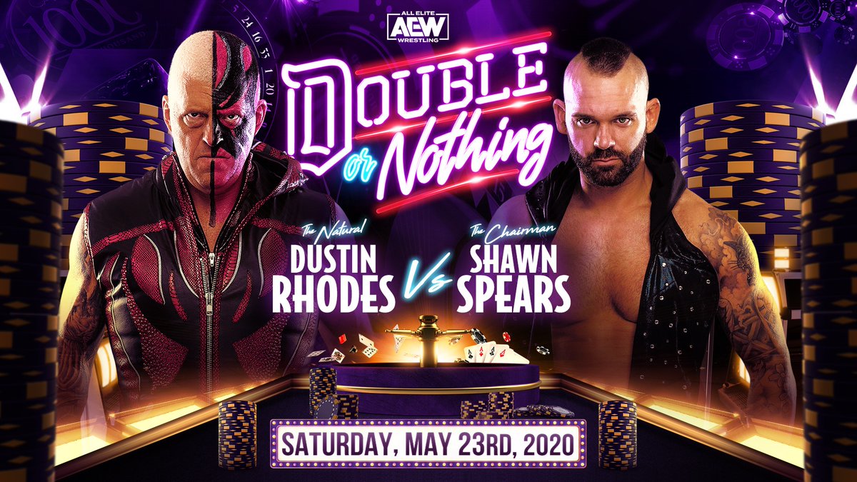Shawn Spears vs. Dustin Rhodes added to AEW Double or Nothing
