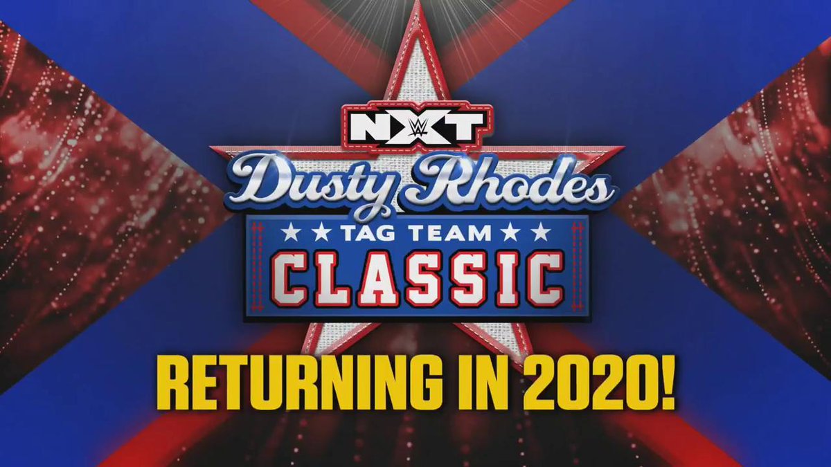 NXT announces 2020 Dusty Rhodes Tag Team Classic