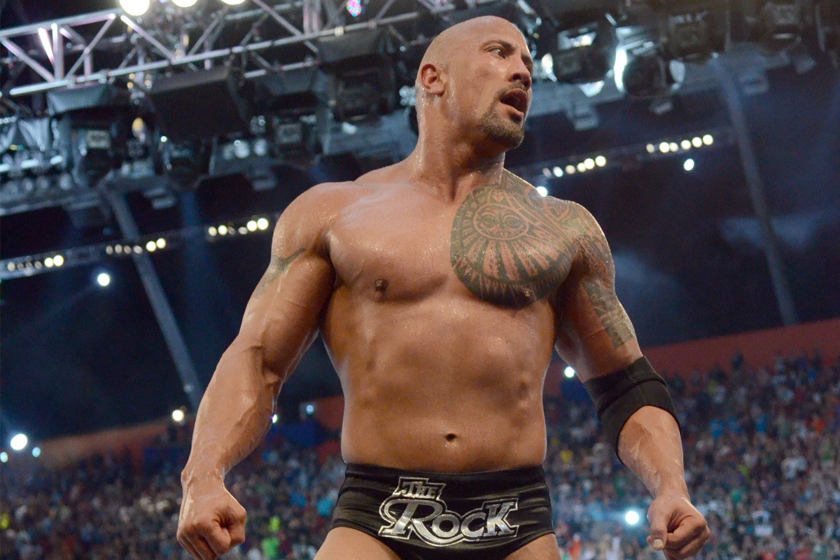 The Rock has arrived in Dallas