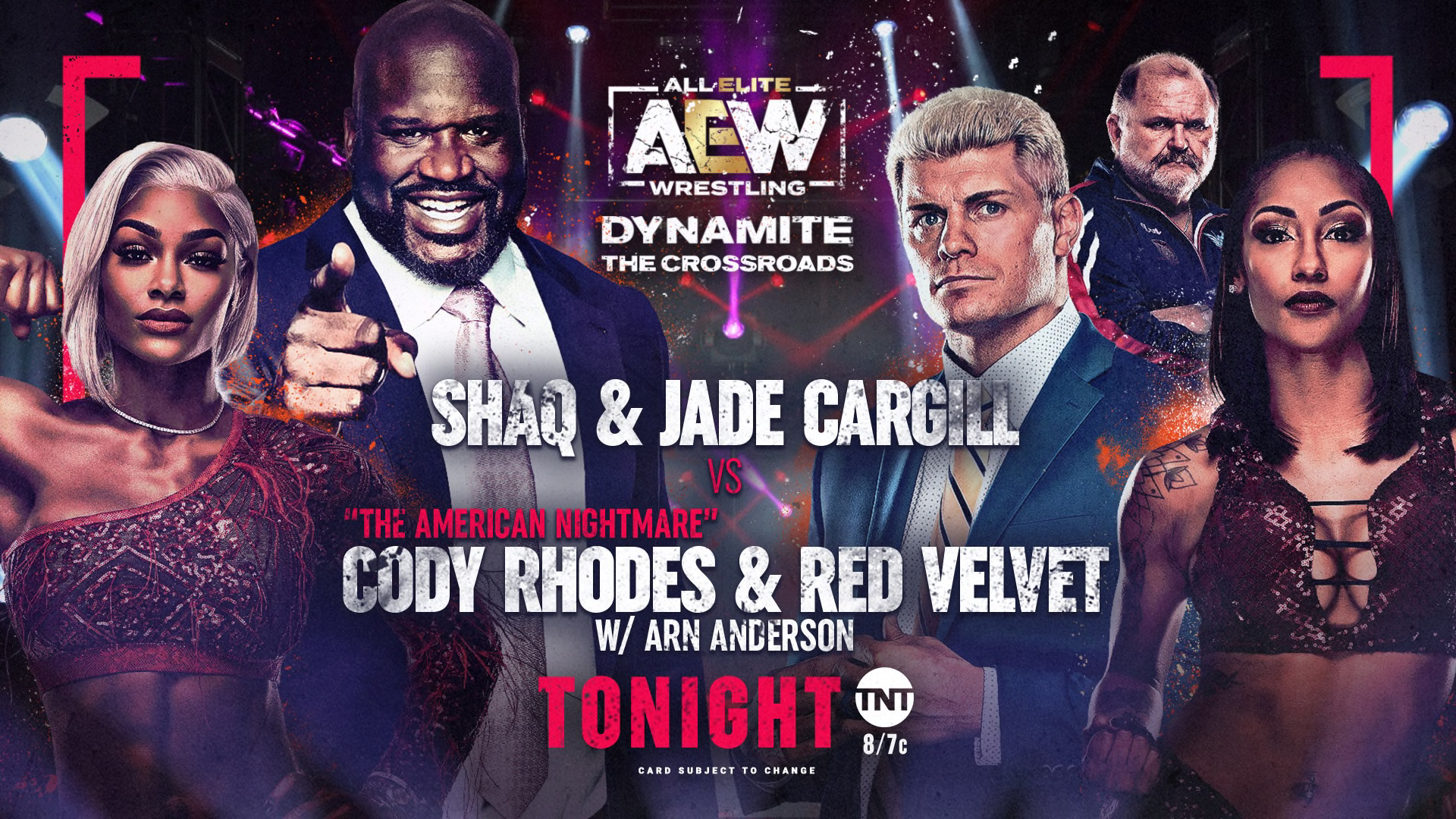 AEW Dynamite live results: Shaq & Jade Cargill vs. Cody & Red Velvet
