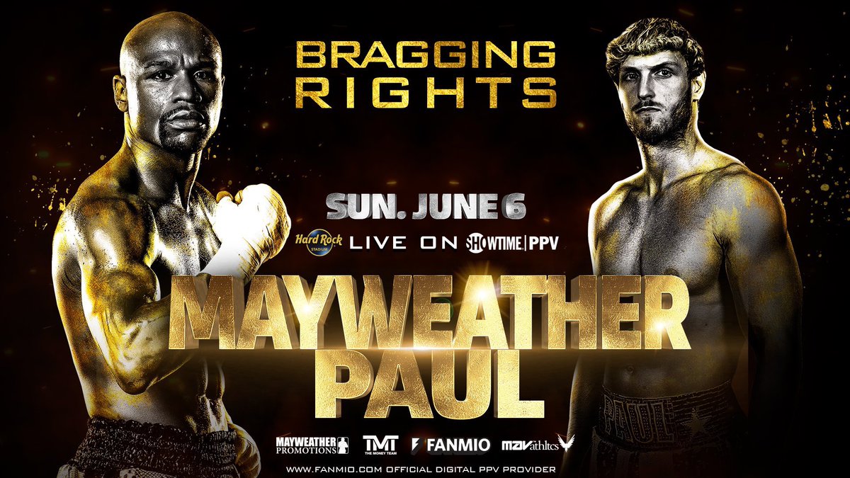 Floyd Mayweather, Logan Paul agree to June 6 boxing exhibition