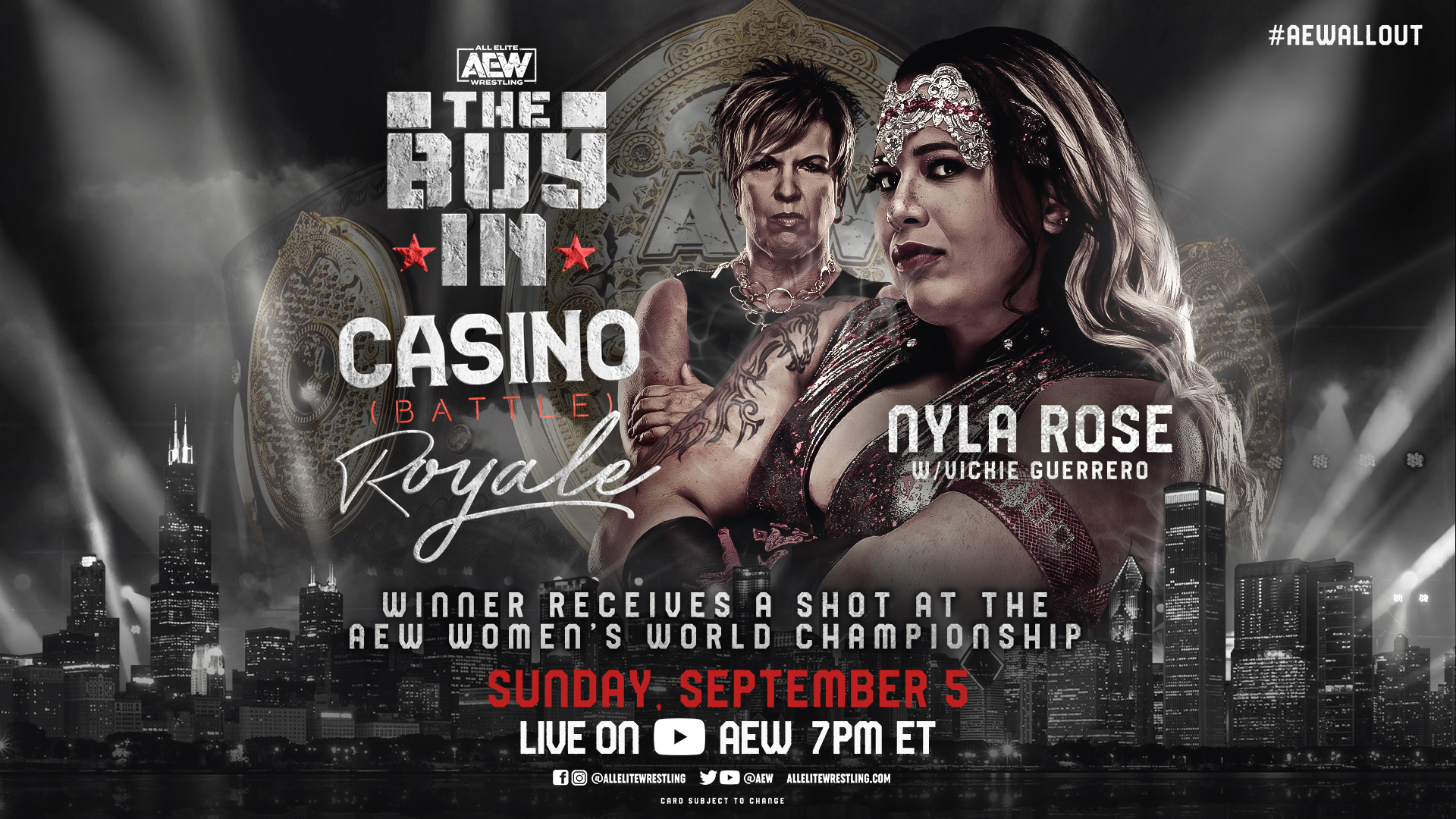 Nyla Rose first entrant in AEW All Out women’s Casino Battle Royale