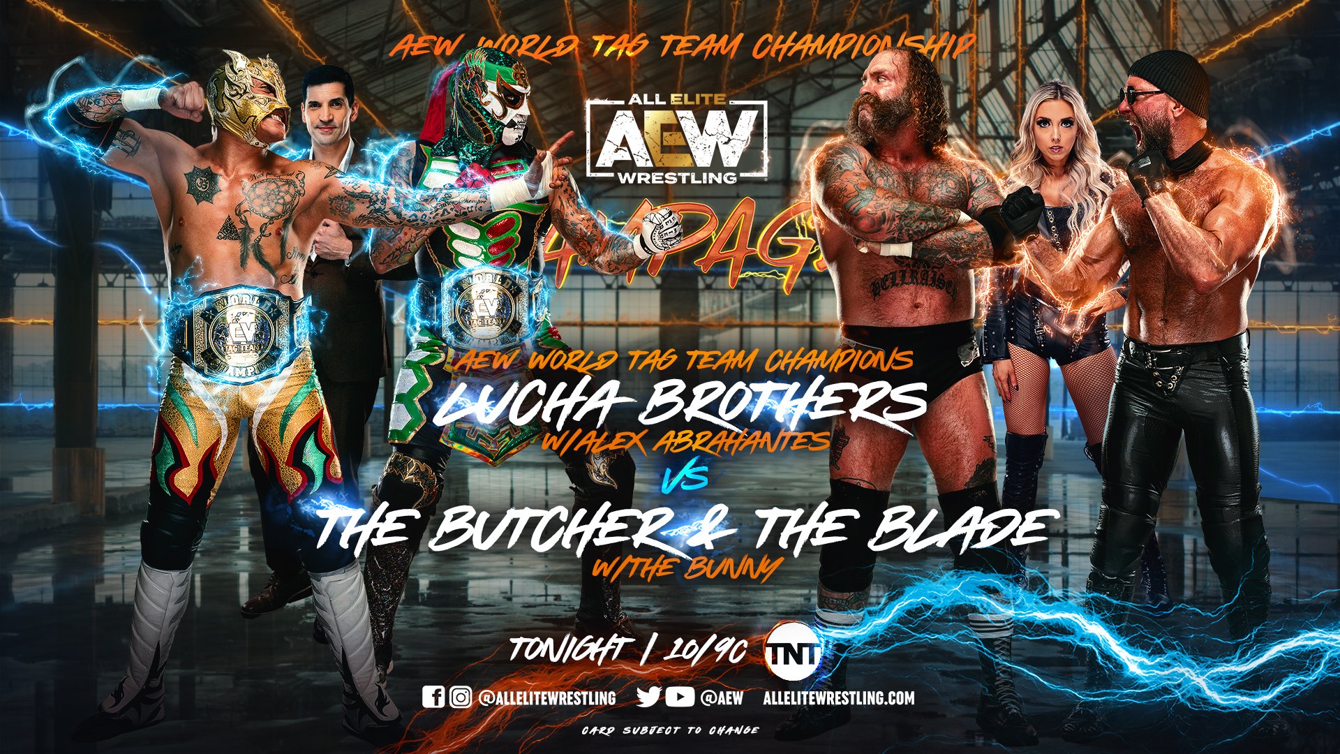 AEW Rampage live results: Lucha Brothers vs. Butcher & Blade