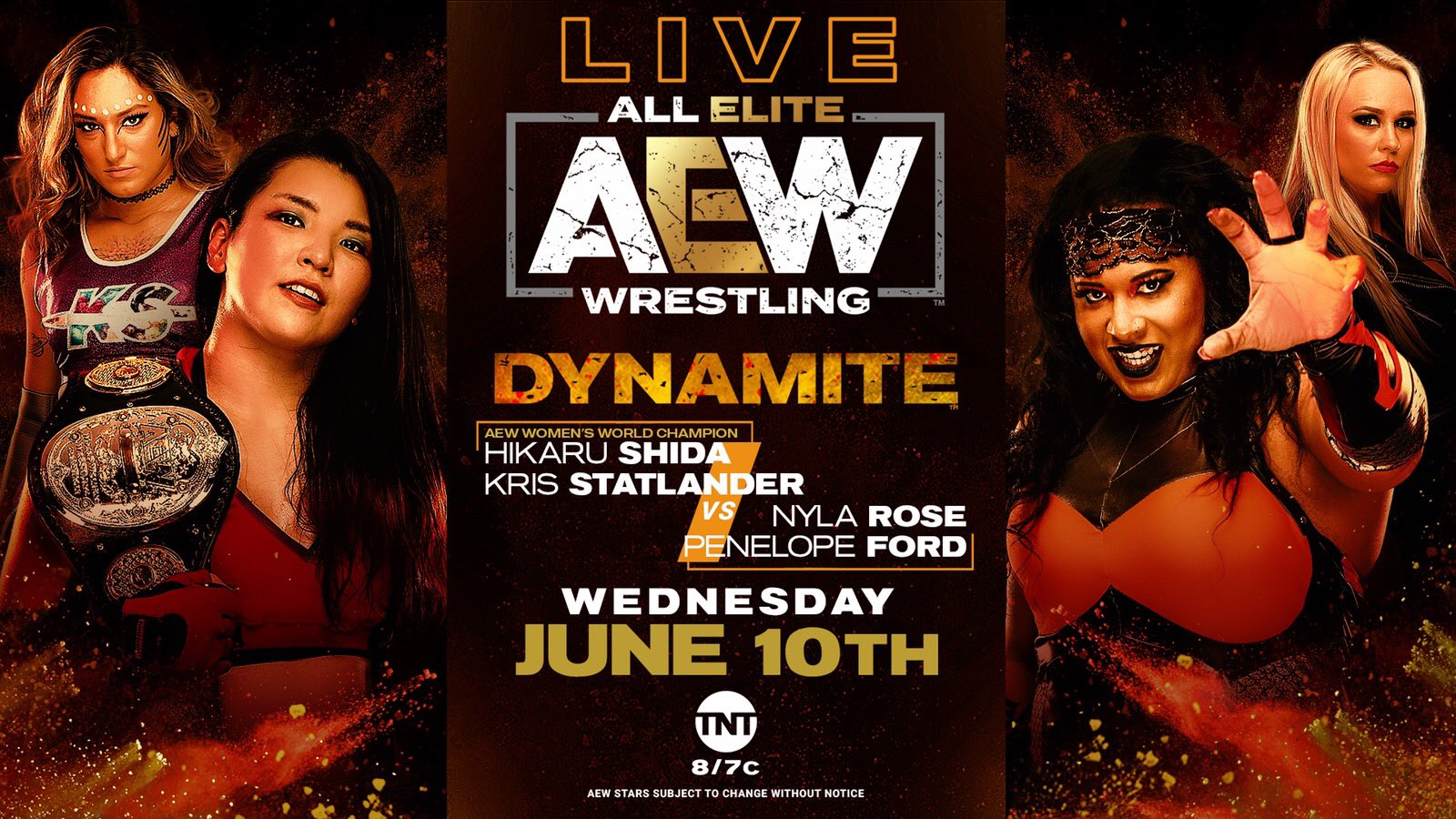 Rose & Ford vs. Shida & Statlander set for AEW Dynamite