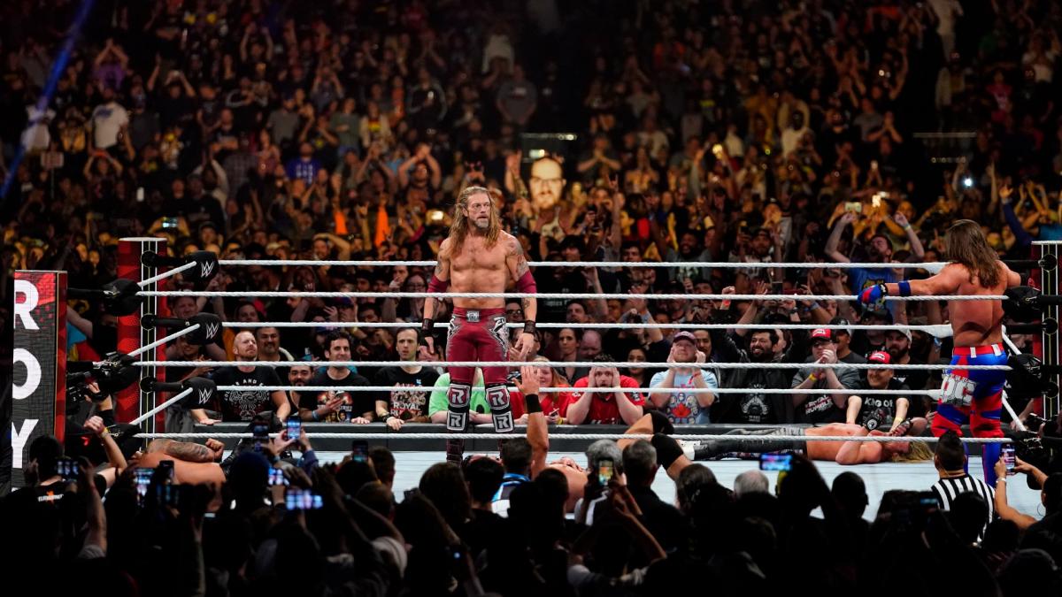 WWE releases better footage of Edge’s Royal Rumble return