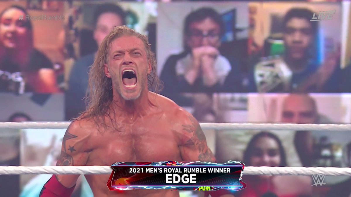 Edge wins WWE men’s Royal Rumble match