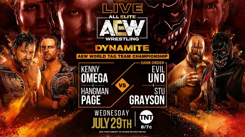 Two title matches set for next week’s AEW Dynamite