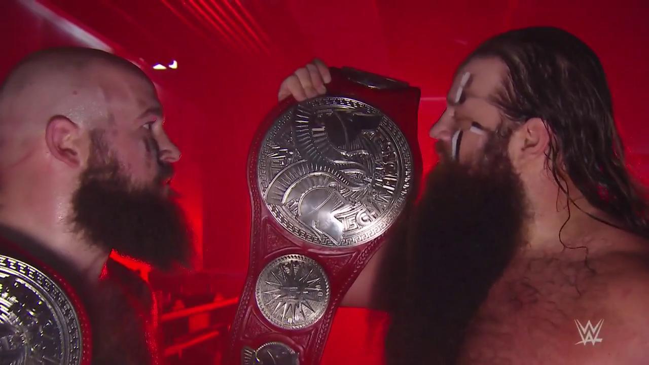 The Viking Raiders win WWE Raw Tag Team titles