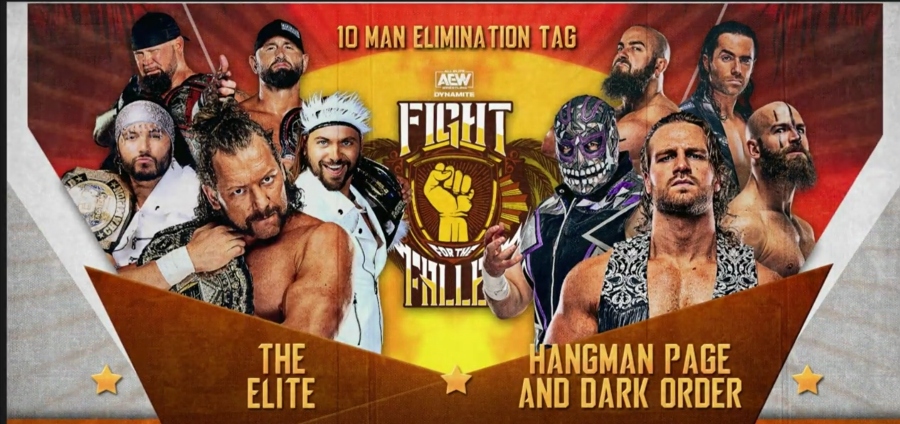 The Elite vs. Page & Dark Order set for AEW Fight for the Fallen