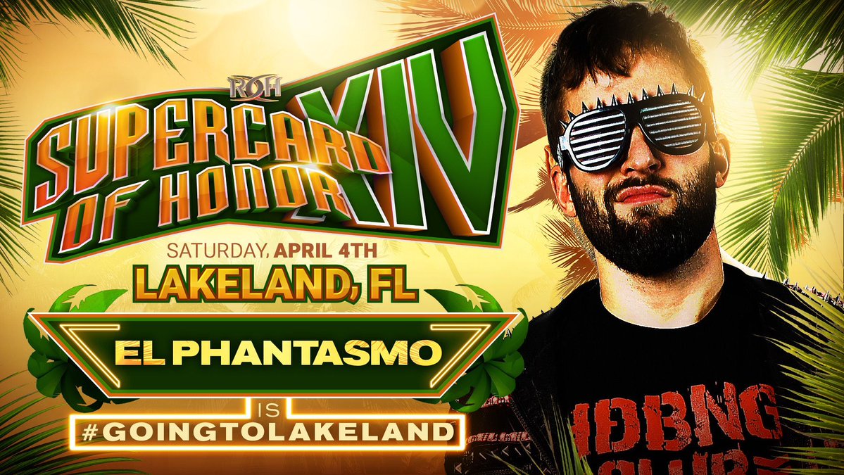 ROH announces El Phantasmo for Supercard of Honor XIV