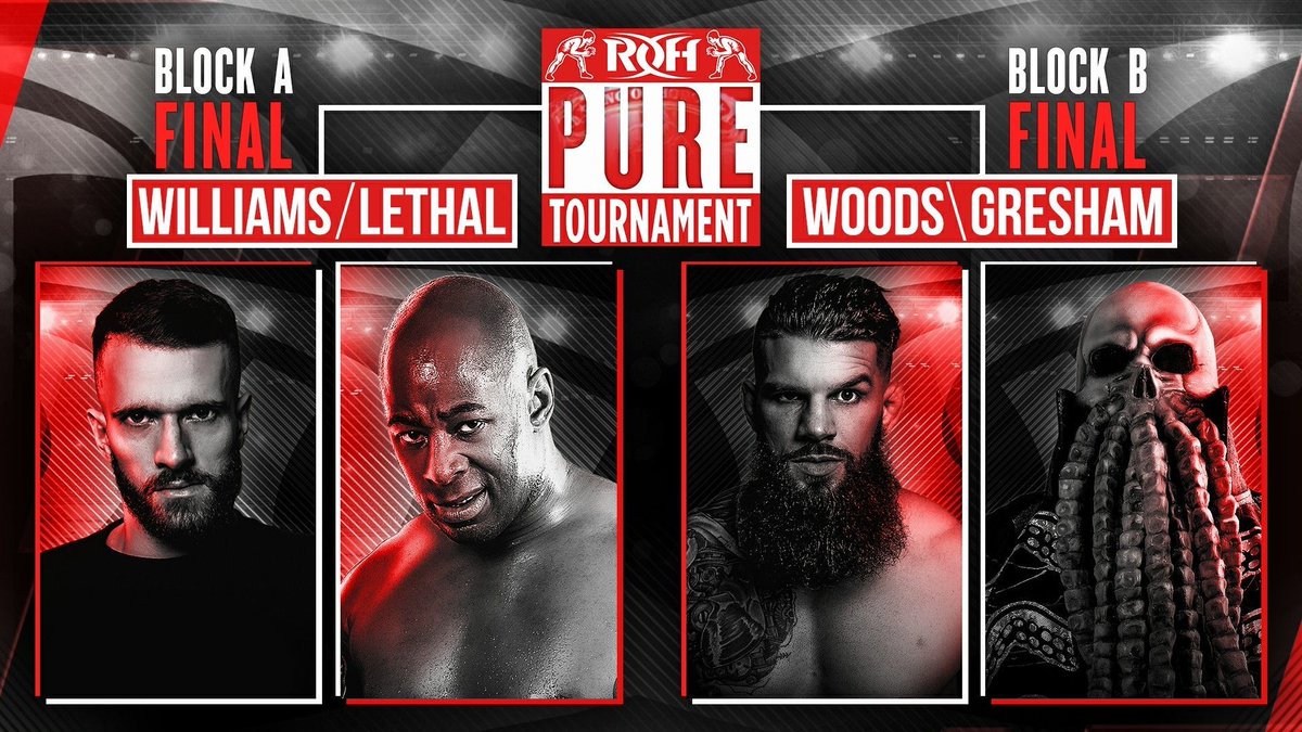 ROH Pure Championship tourney results: The finals are set