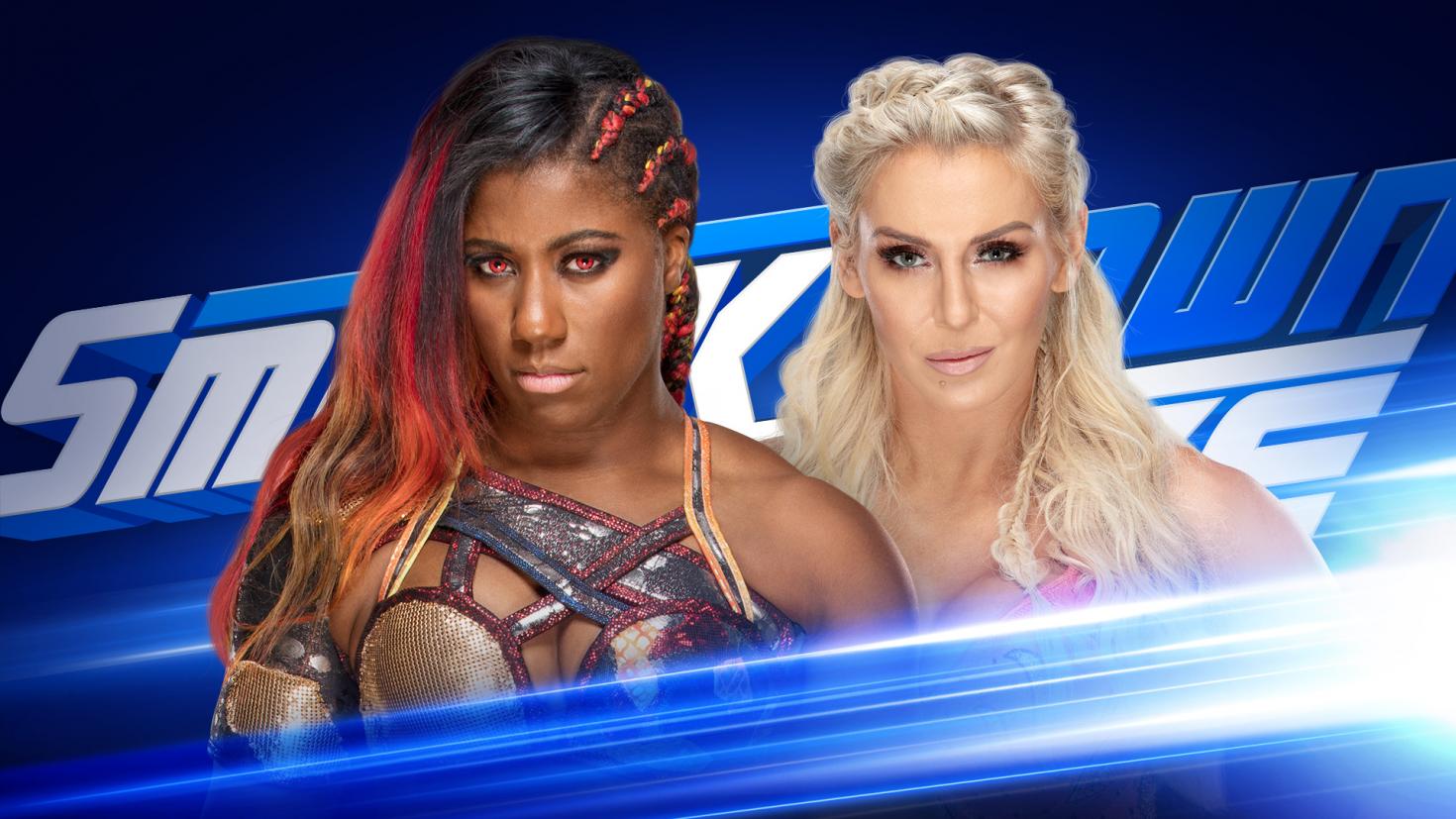 Ember Moon facing Charlotte Flair on WWE SmackDown