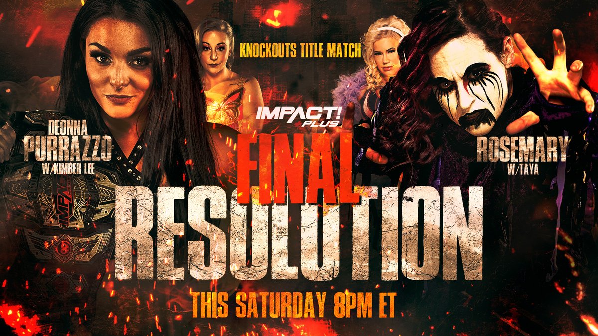 Knockouts title match, more added to Impact Final Resolution card