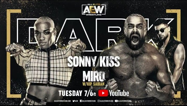 Miro vs. Sonny Kiss part of 13-match AEW Dark lineup