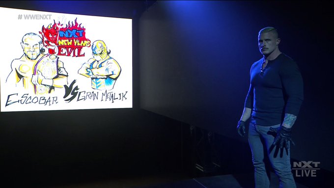 Metalik challenging for Cruiserweight title at NXT New Year’s Evil