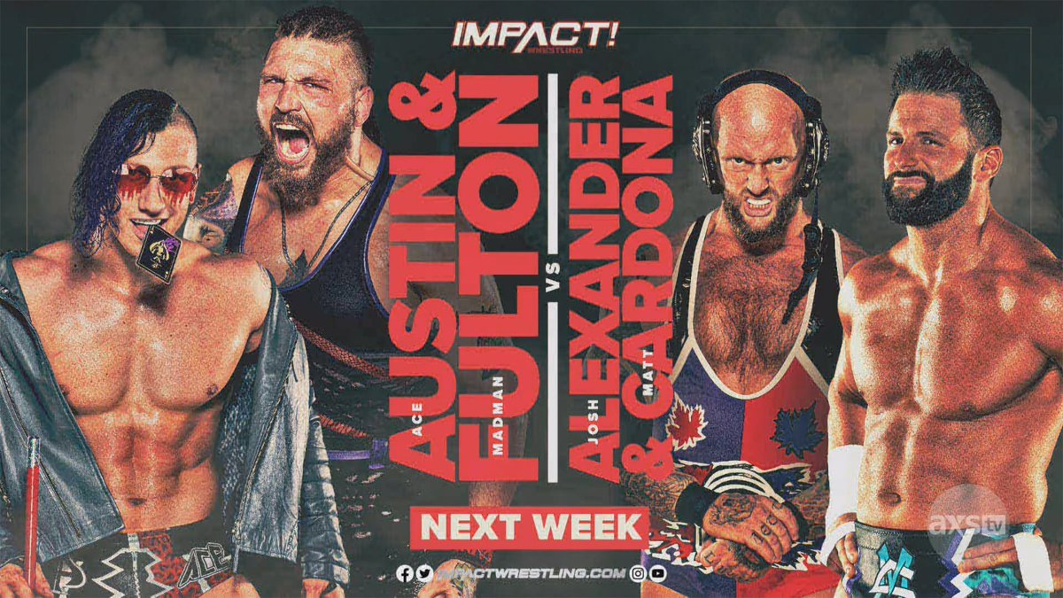 Matt Cardona teaming with Josh Alexander on next Impact Wrestling