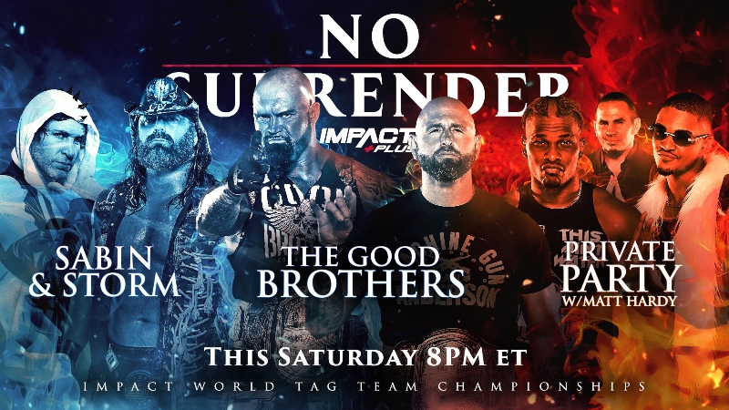 Tag Team title three-way set for Impact Wrestling’s No Surrender