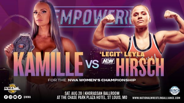 NWA Empower live results: Kamille vs. Hirsch, Invitational Cup