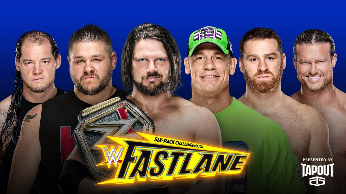 WWE Fastlane live results: Six-pack challenge
